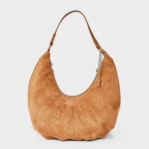 Oversized Crescent Shoulder Bag - Universal Thread Brown