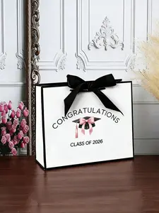 2026 Graduation Gift Bag, Customizable Grad Party Decor, Personalized Name Print, Best Friend Gift, Unique Graduation Souvenir