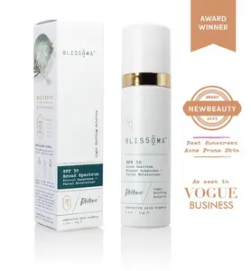 Blissoma Photonic SPF 30 Light Shifting Solution Broad Spectrum Mineral Facial Sunscreen + Moisturizer