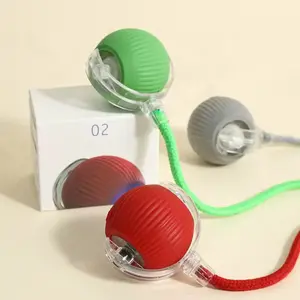 Interactive Cat & Dog Teaser Toy，Teasing Ball to Relieve Boredom, Cat and Dog Toy, Pet Supplies, Rechargeable Multi-Speed Chasing Automatic Avoiding Ball