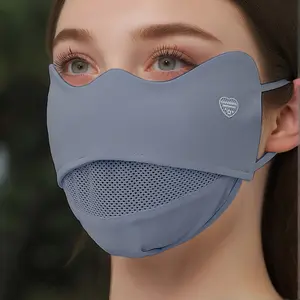 Breathable Face Mask with 3D Eye Contour Design - Lightweight for Cycling, Hiking & Outdoor Activities, Machine Washable, Outdoor Gear |   Comfort Fit Mask |   Texture