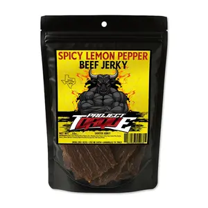 SPICY LEMON PEPPER BEEF JERKY (CARNE SECA)