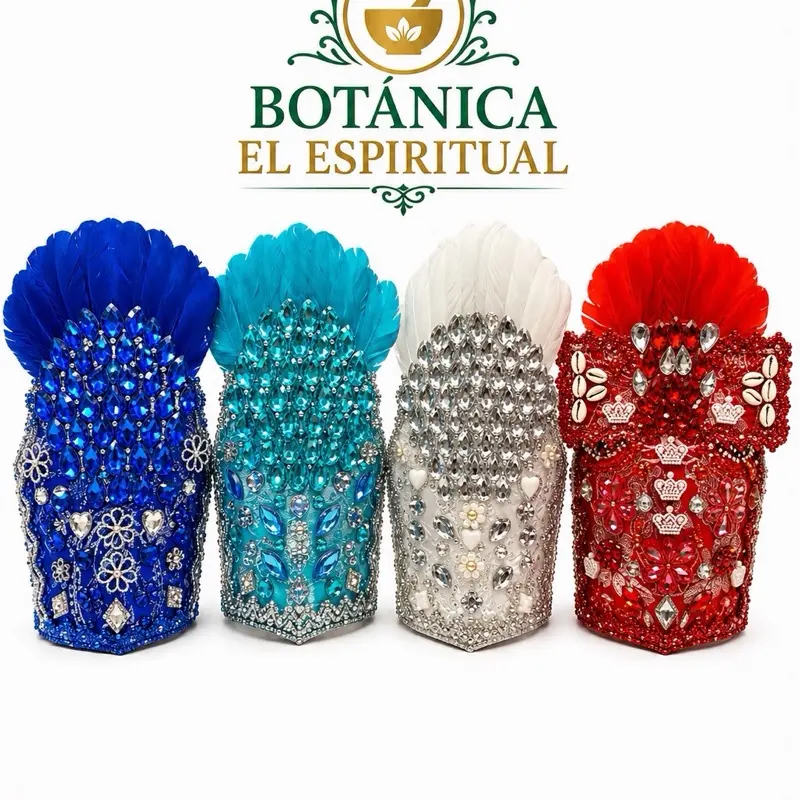 Coronas de pluma de todos los santos