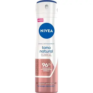 NIVEA Tono Natural CLINICAL SPRAY  Deodorant - 96 hours  Active Protection, Anti-Odor, Anti-Stain, Anti-Irritation, 150ml
