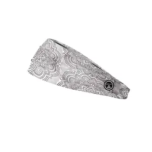 RAVEbandz The Pro - Wide Stretch Headband (Grey Savasana)