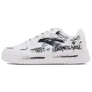 Anta Custom Sneakers: Lightweight, Artistic Graffiti Design, Slip-Resistant, Cushioned Low-Top Streetwear for Men Verifiable, with credentials and supporting global authentication