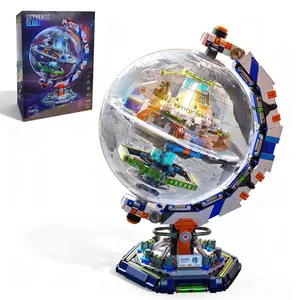 A1 Space Exploration + Puzzle Building! 1793PCS Technology Space Station Building Blocks - A Must-Have Children's Toy