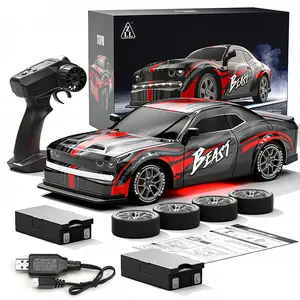 1:16 Remote Control Drift Car for Kids, 2.4GHz High-Speed Racing, Cool Lights and Spare Tires, Durable and Easy to Use, Rc Vehicle, RC Drift Car