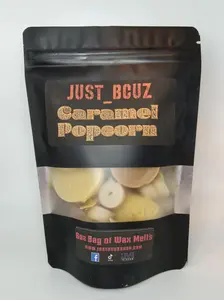 6oz Bag of Caramel Popcorn Fragranced Wax Melt Tarts