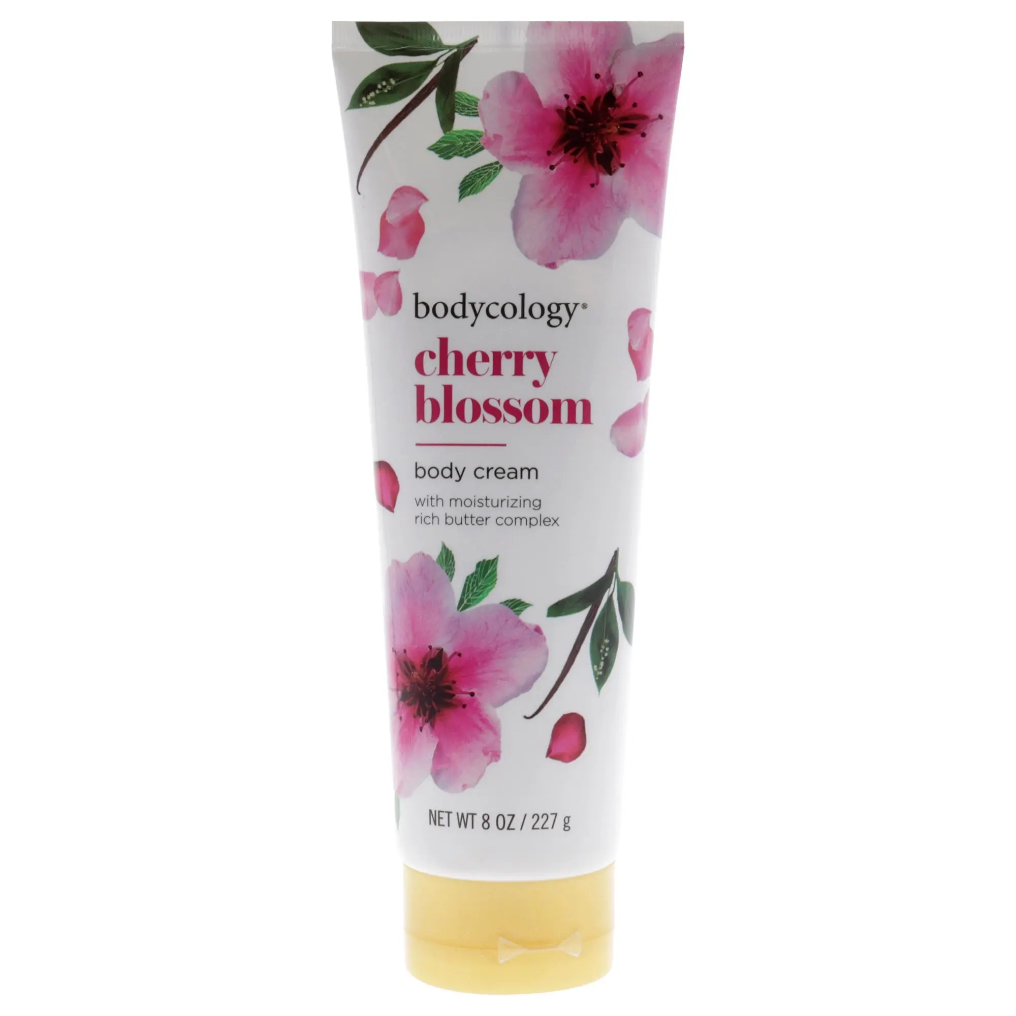 Body Cream - Bodycology Cherry Blossom Hydrating Moisturizer for Women, 8 oz Body Care Cosmetic Lotion