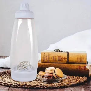 Pancake Batter Dispenser Bottle, 1 Count Pancake Mix Dispenser Bottle with Stirring Ball, Baking Utensils for Pancake, Cupcake, Waffle, Cake