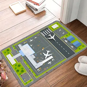 Airport Runway Carpet Airplane Carpet Game Area Mat Room Decoration Gaming Rugs