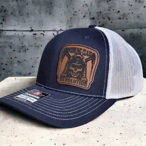 Oil Field Edition of our Working Class Revolution Hat series. Trucker Hat, Richardson 112, Blue Collar