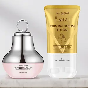 Collagen Firming Hydrating Eye Cream, Eye Repair Cream and AH8 Neck Firming Roller Cream for Moisturizing Skin, Smoothing Fine Lines, Enhancing Eye and Neck Skin Elasticity