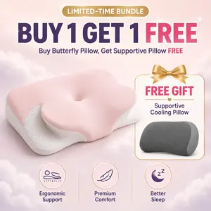 GEECO Upgraded Cooling Cervical Pillow for Neck Pain, Derilla Ergonomic Contoured Memory Foam with Breathable Ice Silk Pillowcase, Orthopedic Support for Side & Back Sleepers gift summerwins deep sleep pillow shopping puff removable pillowcase