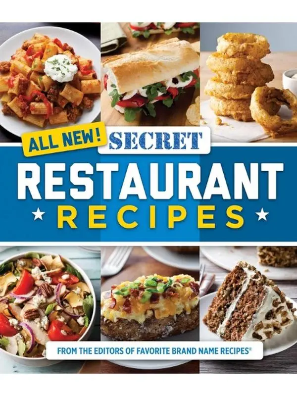 All New! Secret Restaurant Recipes Flexibound Unabridged Cooking Book - Pancake and Noodle Recipes for Home Cooks