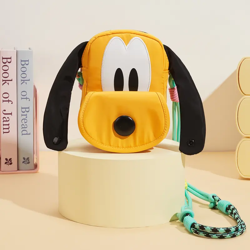 Disney Pluto Bag Pluto 95th Anniversary Bag Cartoon Women's Crossbody & Shoulder Bag - Ear Tote, Fashionable, Durable Fabric Handles, Parksize Everyday Carry, Lightweight Casual Collectible Disney Park Gift (1pc), Cartoon Women's Crossbody & Shoulder Bags