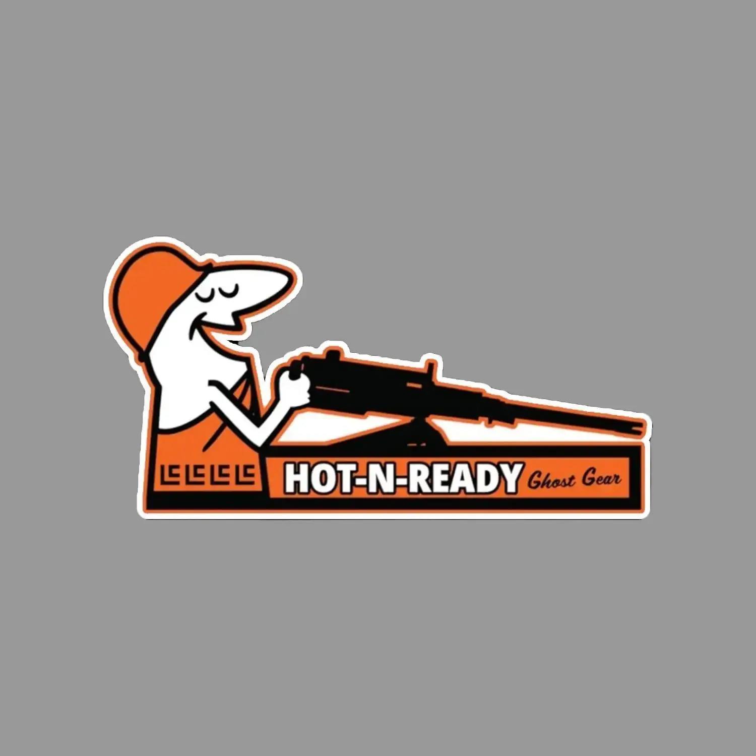 Hot-N-Ready Tactical Sticker, Funny Humor Waterproof Vinyl Decal Meme Sticker