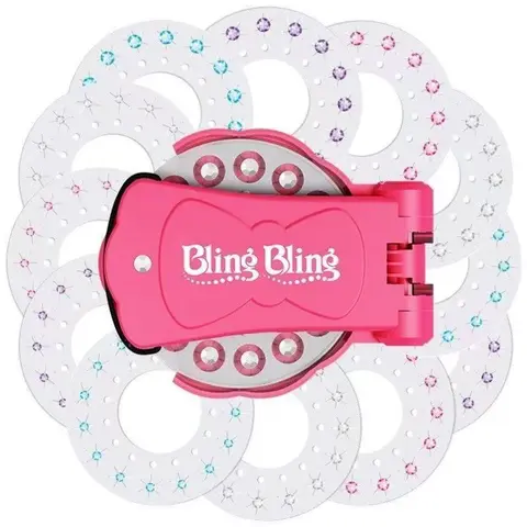Glitter Diamond Styling Tools Hair Gemstone Styling Set + 180 colorful gemstones to light up girls' hair, clothes, accessories, etc., birthday gift for all hair types/hair styles - Hair Care, No Heat Required Hair Styling Accessories