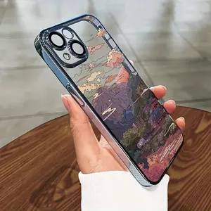 Sunset Scenery Transparent phone cases for Iphone 16 15 14 13 12 11 Promax Plus Lens protection Soft Case