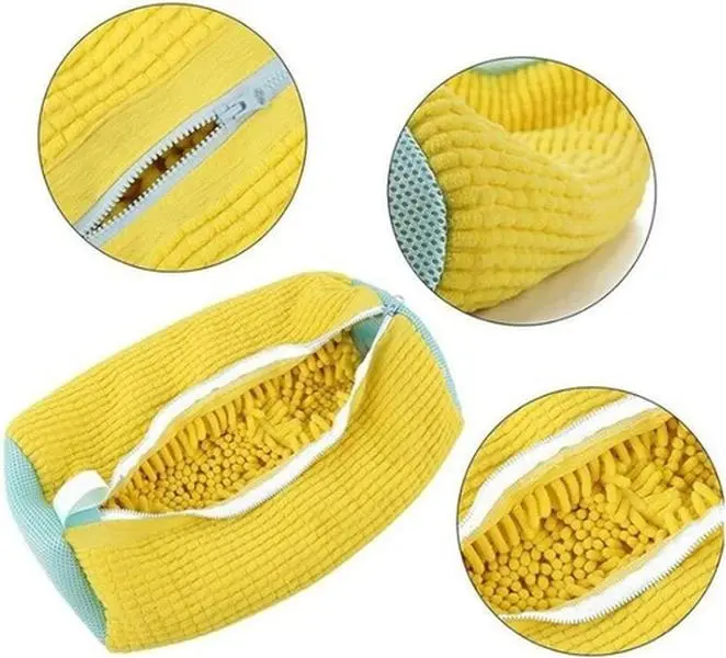 2-Pack Washing Machine Shoe Bags, Deep-Cleaning Shoe Bags, 360° All-Around Deep Cleaning, Durable and Gentle on Shoes, Reusable