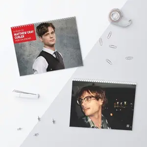 Criminal Minds 2026 Calendar with Spencer Reid Matthew Gray Gubler Character Poster TV Show Fan Gift Collectible Merchandise