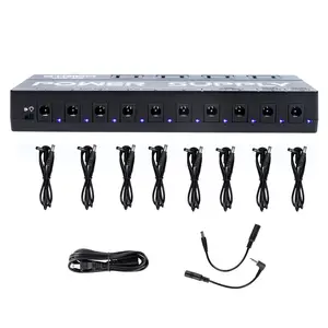 STRICH SPS-20 Guitar Power Supply 10 Isolated DC Output for 9V/12V/18V Effect Pedal STRICH SPS-20 Guitar Power Supply 10 Isolated DC Output for 9V/12V/18V Effect Pedal