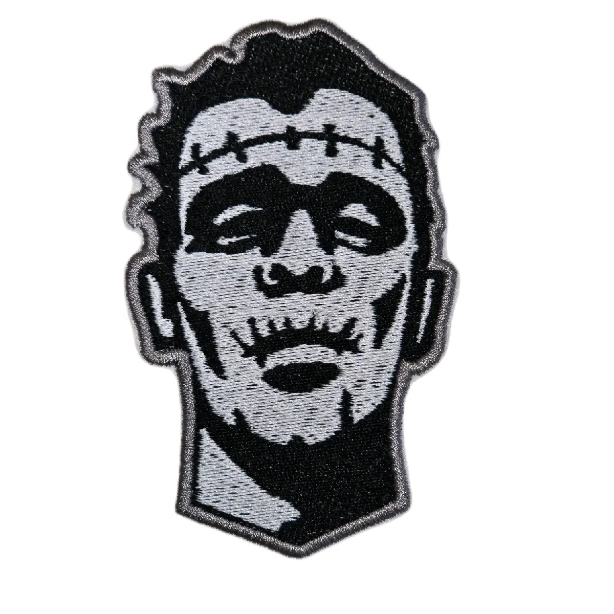 Halloween Frankenstein Gothic Iron On Embroidered Applique Patch