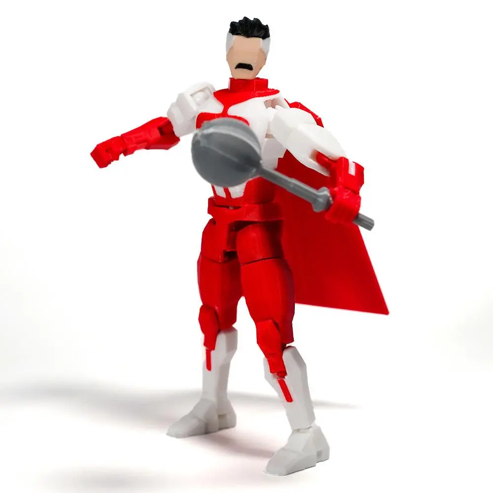 3D Printed Superheroes Invincible Omni-Man Anime Multi-Jointed Shapeshift Toys Action Figures Mannequin Model Ornaments Gifts