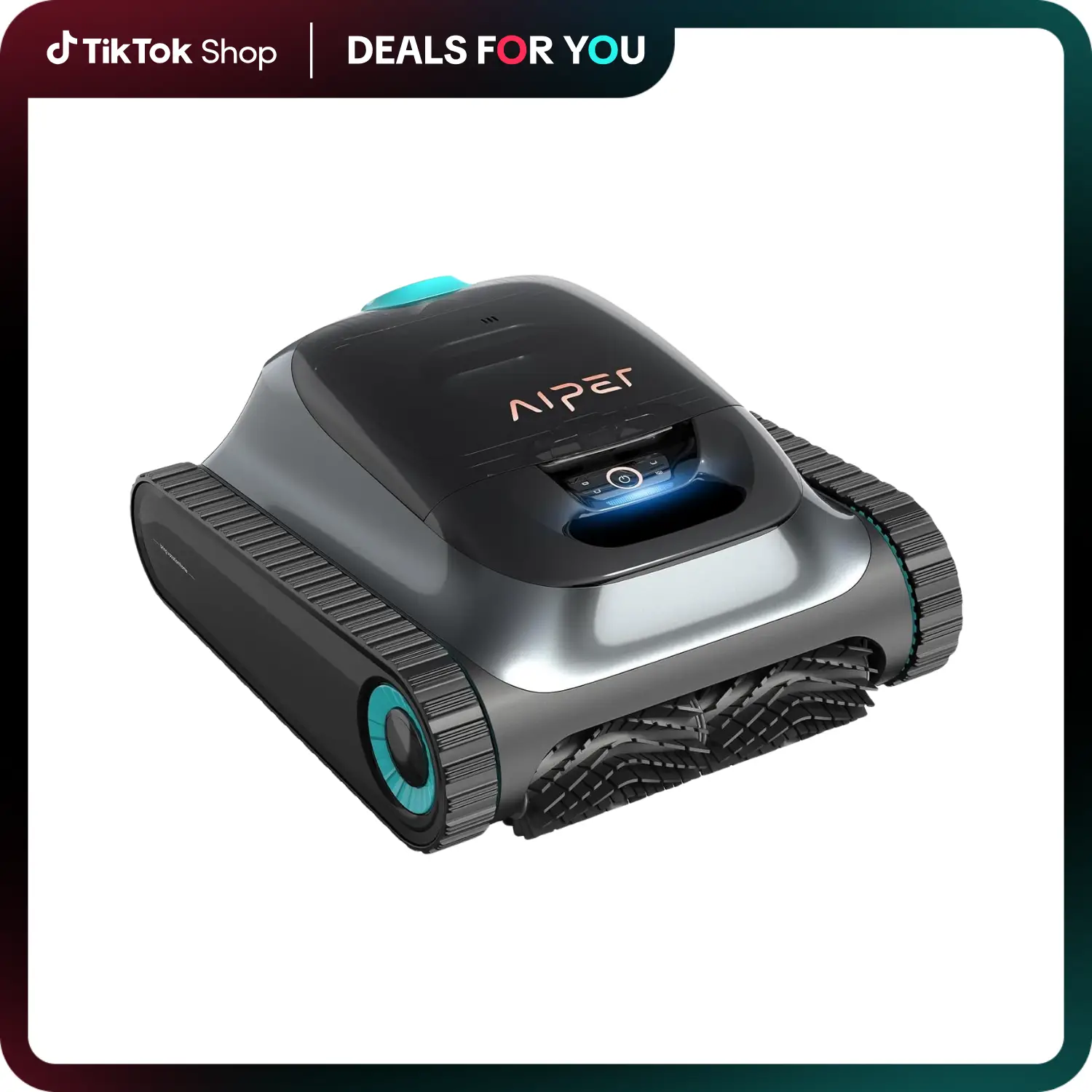 AIPER Scuba S1 Cordless Robotic Cleaner, Smart Navigation for Inground Pools up to 1,600 Sq.ft, Wall and Waterline Cleaning Vacuum #dealsforyoudays