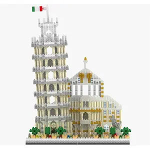 WL Toys  The Leaning Tower of Pisa Micro Blocks Set