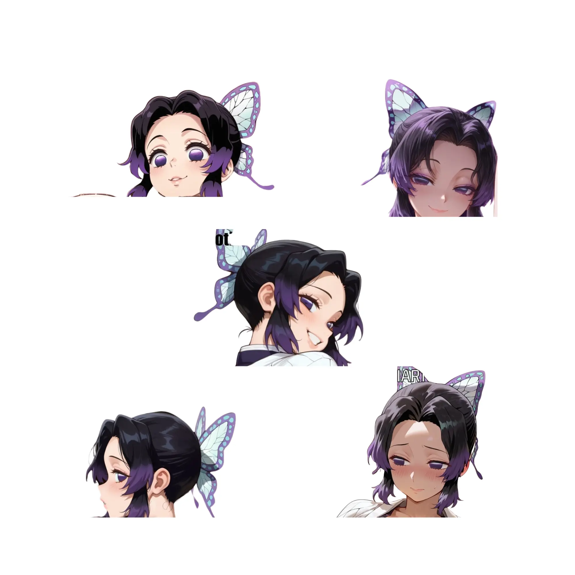anime sticker, full sticker, shin stickers, car - laptop sticker.