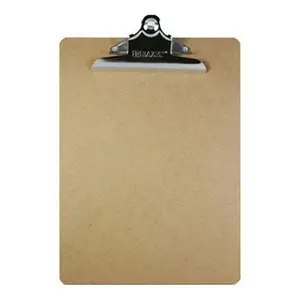 Bazic 1803 Standard Size Hardboard Clipboard w/ Sturdy Spring Clip Case of 24