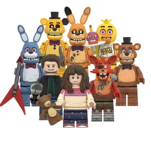 Custom FNAF Five Nights at Freddy Movie Minifigures, Characters , Bonnie, Foxy and more