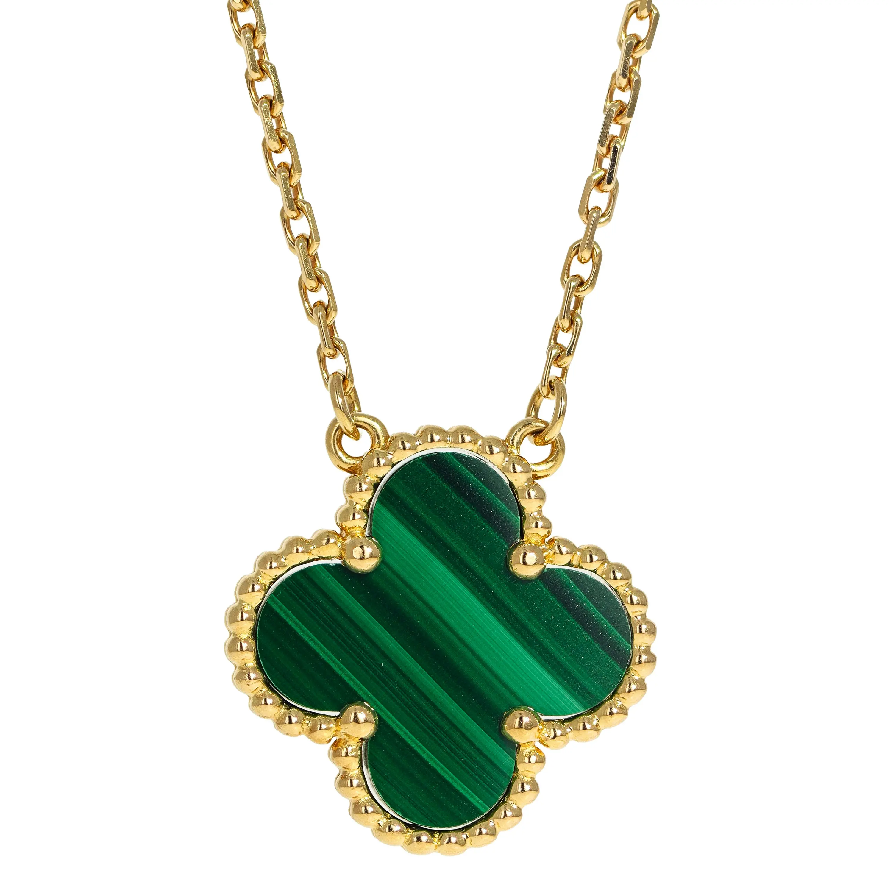 Pre-owned Van Cleef & Arpels Vintage Alhambra Pendant Necklace