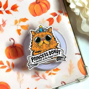 Princess Donut Dungeon Crawler Carl Magnetic Phone Grip, Goddamnit Donut This Is An Outrage Magsafe Kickstand, Trendy Royal Court Gift for Fans