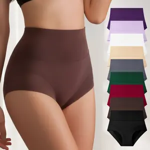Hotcom Women's High Waisted Boxer Panties, 7pcs Multi-Pack (7/9 Sizes S-4XL), Plus Size Fit, Comfortable Soft Everyday Wear, Extra Large Elasticity