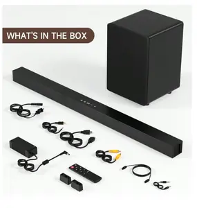 Soundbar With Subwoofer, 100W Surround Sound System For Smart TV, Wireless 5.4, EQ Control, Home Theater Audio System