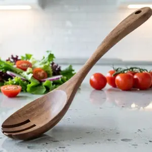 Natural Wood Spoon & Fork Set – Solid, Eco-Friendly Kitchen Utensils