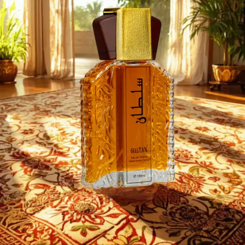 Men's Luxury Transparent Arabian EDP Perfume - Dubai Middle East Origin, 100ml/3.4 fl oz, Exotic Fruit & Floral Notes, Long-Lasting Scent for Dates & Everyday Use, Ideal Gift for Adults, East Asian-Friendly, 24-Month Shelf Life, Arab Perfume for Sale