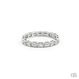 Emerald Elegance Eternity Band