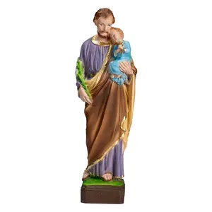 The Faith Gift Shop Saint Joseph Statue - Hand Painted in Italy - Our Tuscany Collection - San Jose