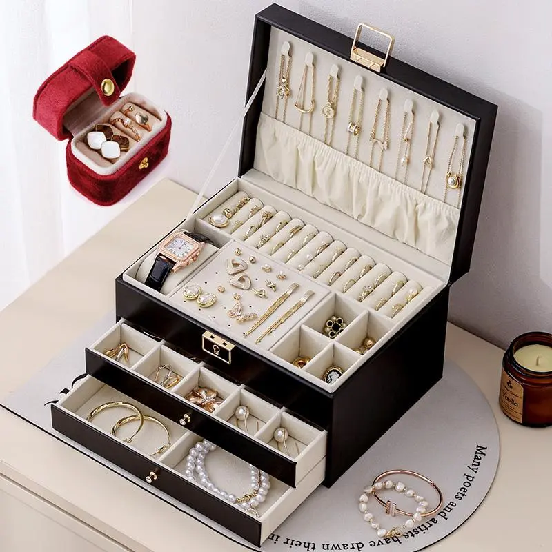 Black large & Red mini