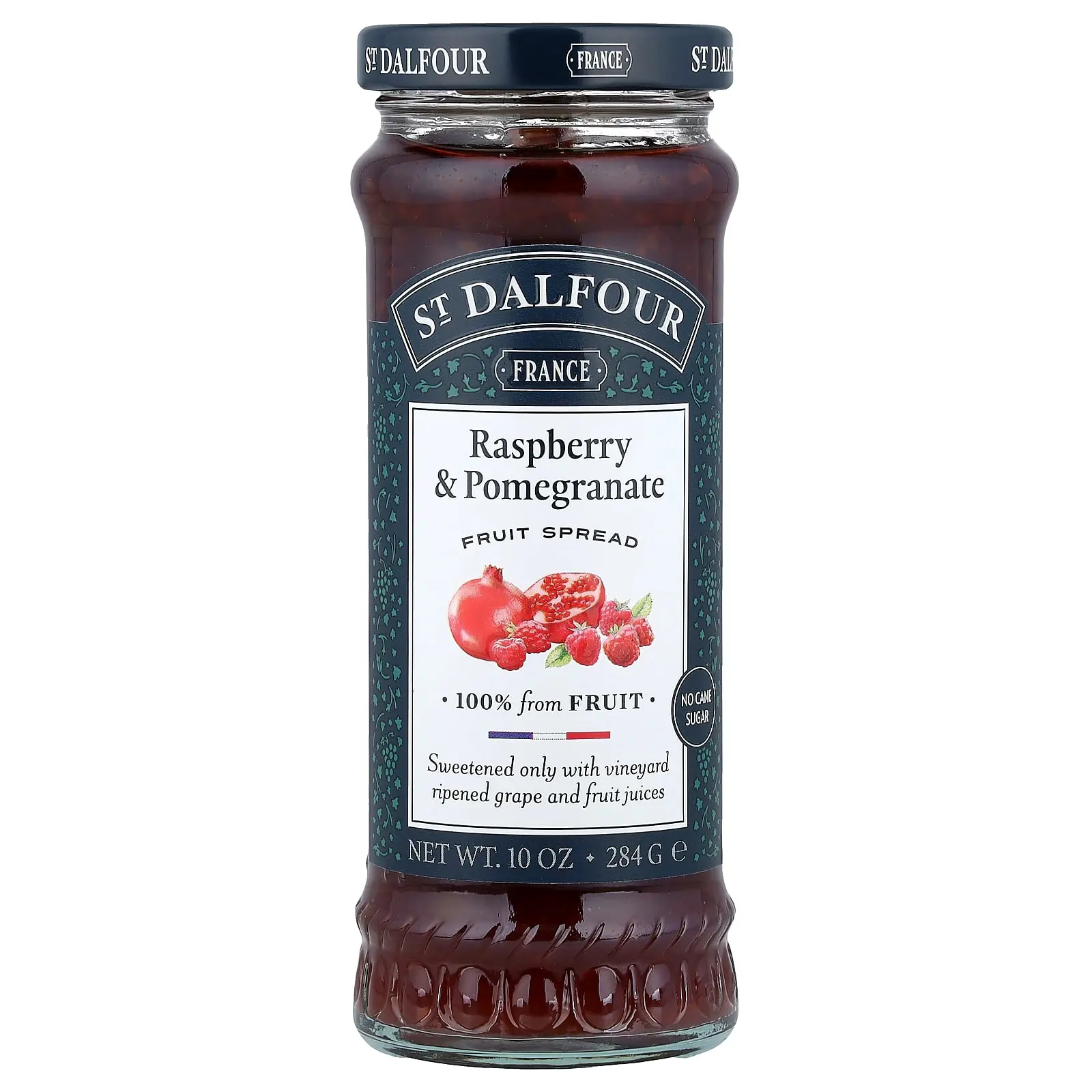 St. Dalfour Fruit Spread, Raspberry & Pomegranate, 10 oz (284 g)