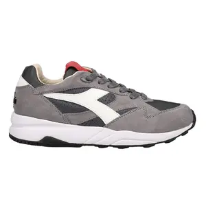 diadora Mens Eclipse Italia Perforated Lace Up Sneakers Shoes Casual - Grey