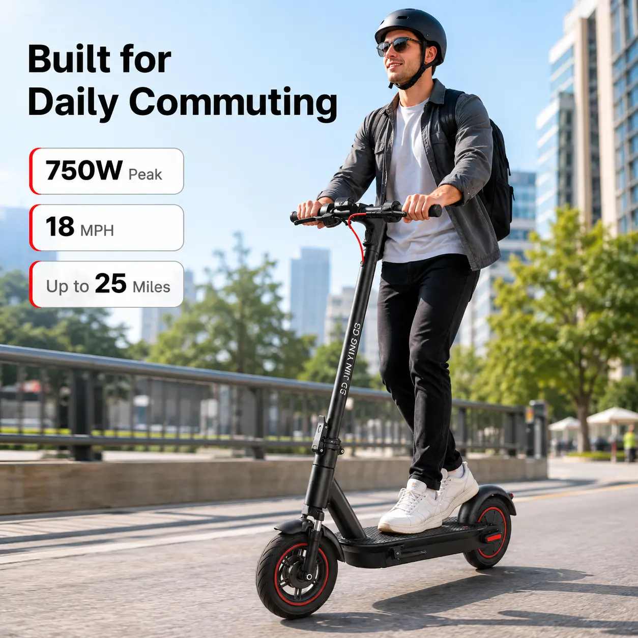 foldable electric This 750W peak foldable electric scooter is ideal for daily urban commuting. Powered by a 36V 10Ah battery, it offers a max range of up to 25miles, with a top speed of 18mph. Smart commuter e-scooter, Folding Scooter, Adult
