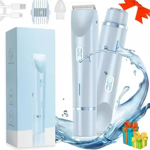 Women's hair clipper - USB rechargeable Underarm trimmer, bikini and body hair trimmer, painless hair removal, smooth skin, compact and portable design - the perfect gift for mothers, wives, and girlfriends on Mother's Day, Christmas, and Valentine's Day