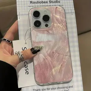 1pc Gold Gradient Fashion Protective Phone Case for iPhone 17 Air 16 15 14 13 12 11 Pro Max 14 15 16 Plus XS XR X 8 7 Se 2020