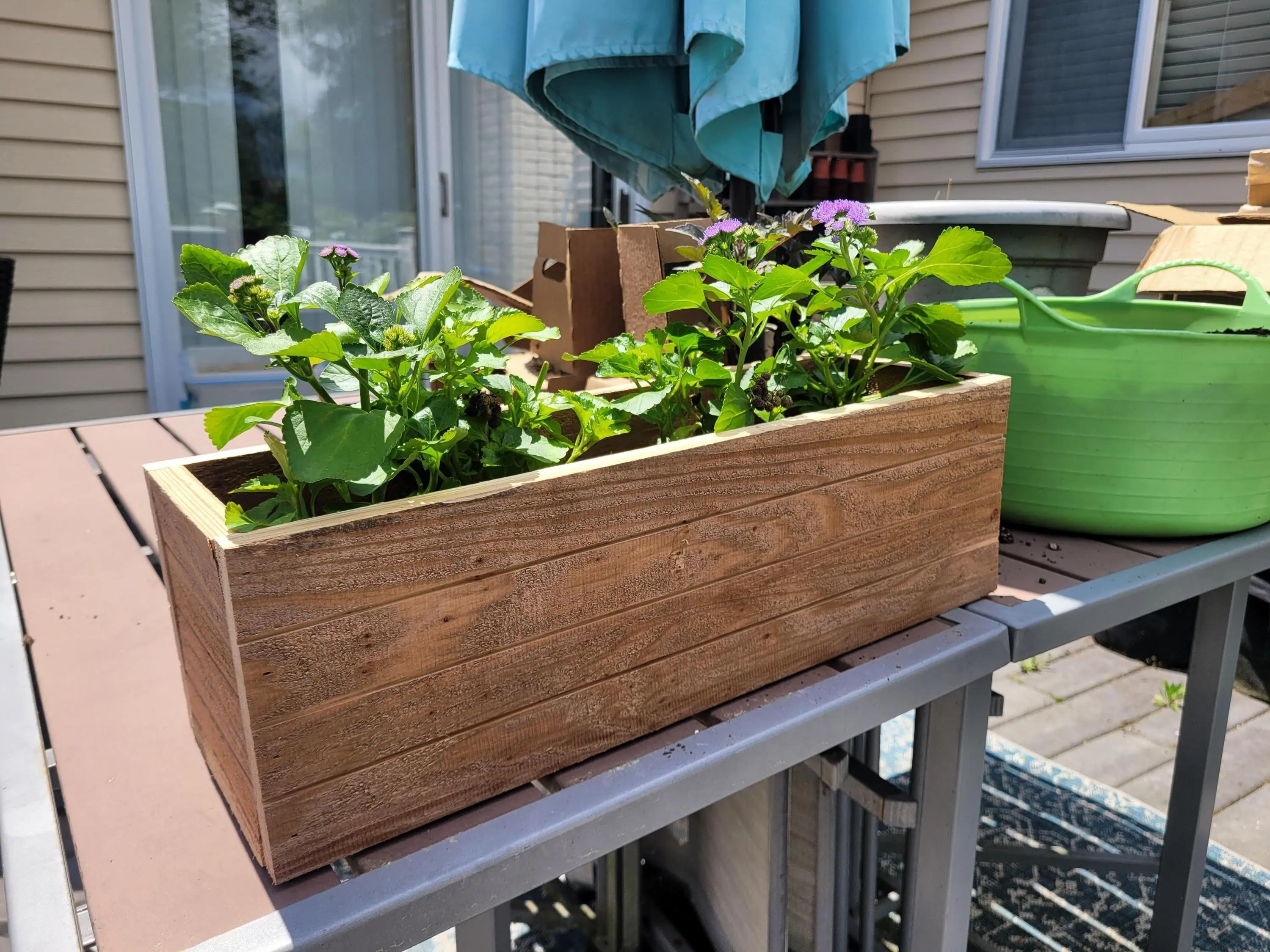 planter feet for pots Cobalt Blue Left Foot Ceramic Planter