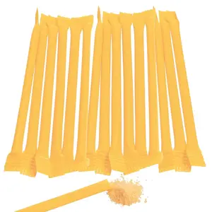 Classic Yellow Candy-Filled Candy Straws - 240 Pcs.
